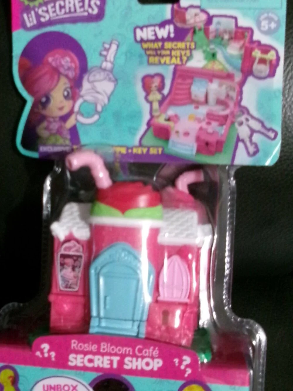 NWT Retired Shopkins Lil’ Secrets Rosie Bloom Café